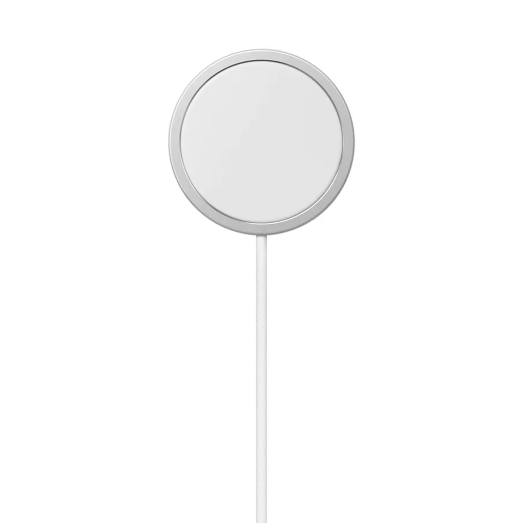 Circular Magnetic Wireless Charging Pad With Integrated USB-C Cable, Portable Inductive Charger For Qi-Enabled Smart Devices