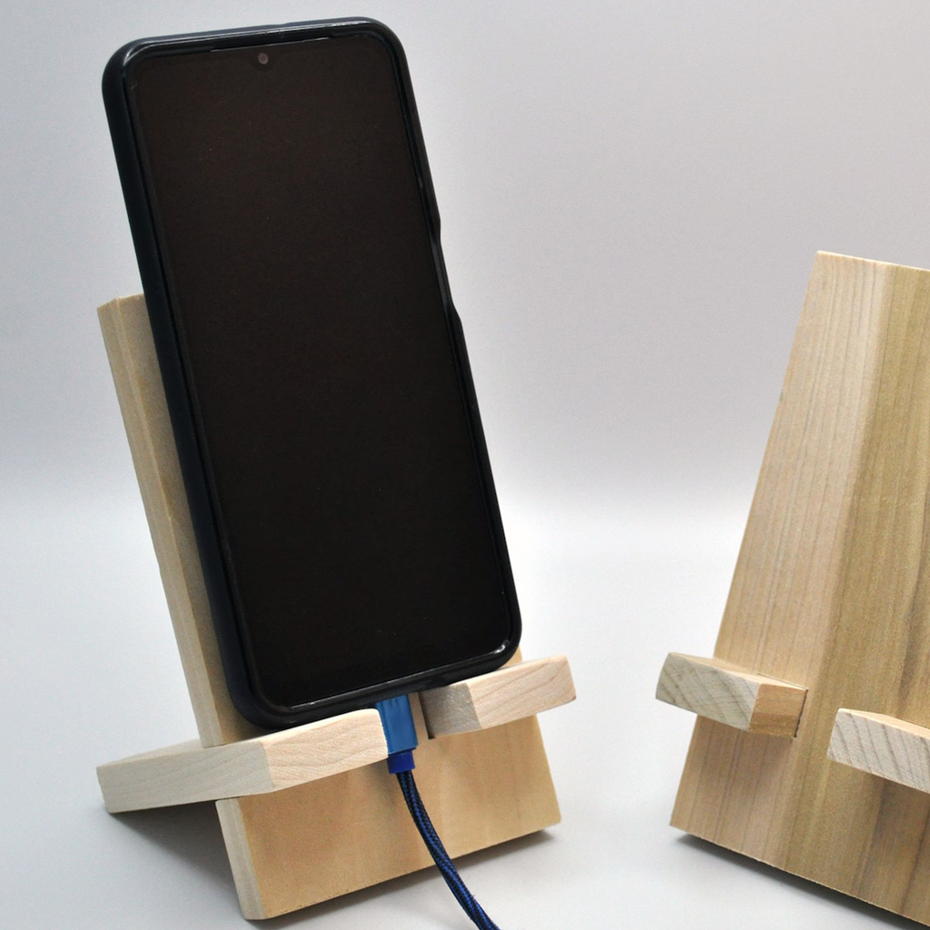 Detachable Blank Device Display Holder, Unfinished Assembly Phone Support Stand Suitable For Custom Diy Decoration
