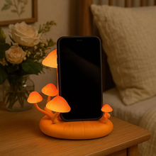 Load image into Gallery viewer, Fantasy Mushroom Shaped Phone Holder, Decorative Desktop Device Support Stand For Bedside And Workstation