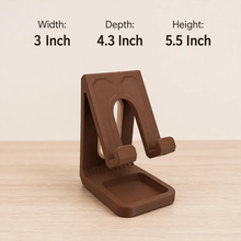 Load image into Gallery viewer, Dual-Function Desktop Device Support Bracket, Integrated Smartphone Holder With Built-In Storage Compartment For Audio Accessories