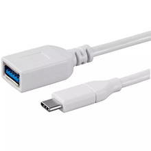 Load image into Gallery viewer, Short USB-C Male To USB-A Female Adapter Cable, High Speed Data Transfer &amp; Power Supply Extension Converter Cord